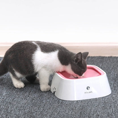 Cat Drinking Pet Floating Water Bowl