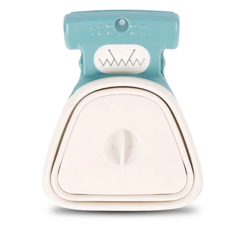 Foldable Beige Pooper Scooper Dog Poop Cleanup