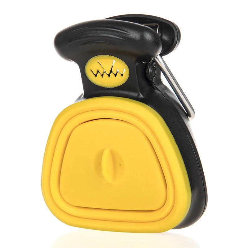 Foldable Yellow Pooper Scooper Dog Poop Cleanup