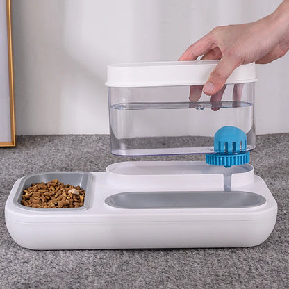 Automatic Pet Feeder and Fountain For Cat or Dog