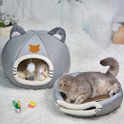 Deep Sleep Comfort Winter Cat Bed