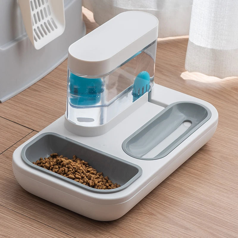 Automatic Pet Feeder and Fountain For Cat or Dog