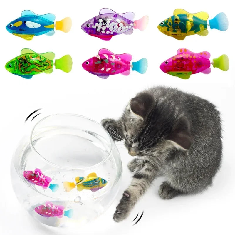 Interactive Electric Fish Cat Toy