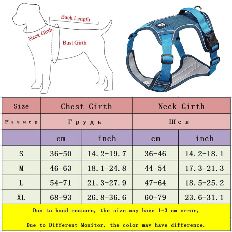 Reflective Dog Harness Vest